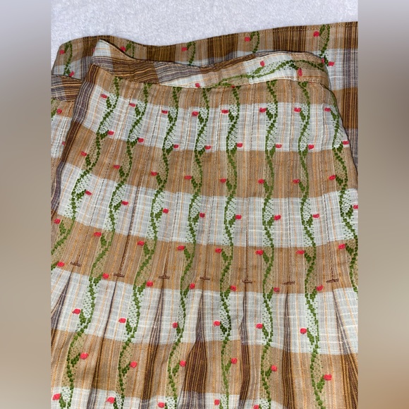 Free People pleated skirt boho bohemian cottagecore - Picture 6 of 7